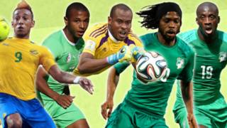 Yaya Toure, Pierre-Emerick Aubameyang, Yacine Brahimi, Vincent Enyeama na Gervinho nibo bari ku rutonde rwa BBC