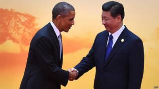 Barack Obama y Xi Jinping