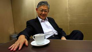 香港中原集團創始人施永青(廖美香攝)