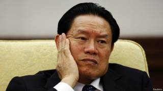 中共中央政治局原常委、中央政法委原書記周永康(資料照片)