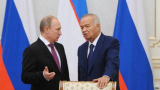 Путин и Каримов