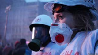 Кадр из фильма "Евромайдан. Черновой монтаж"