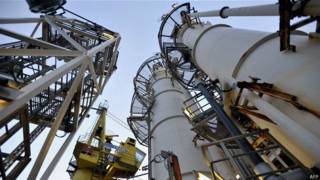 Нефтяная платформа в Северном море