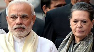 नरेंद्र मोदी, सोनिया गांधी