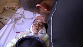Rahaf Qadour y su padre