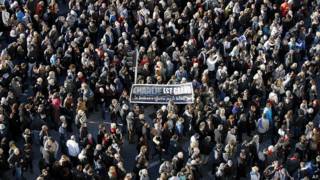 Марш солидарности с Charlie Hebdo в Марселе