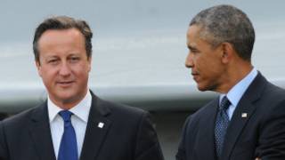 David Cameron da Barack Obama