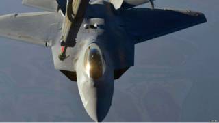 Un raptor F-22