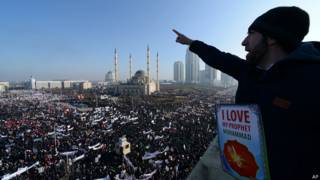Митинг в Грозном