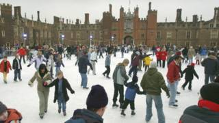 Ice Skating at Hampton Court Palace