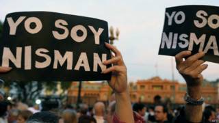 Protesto em Buenos Aires após a morte de promotor (AFP)