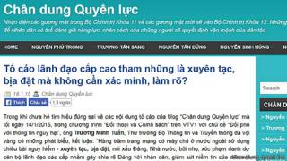 Trang 'Chân dung Quyền lực'