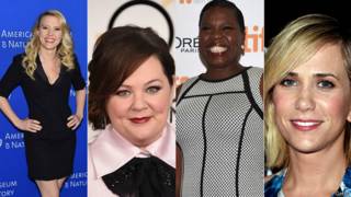 Kate McKinnon, Melissa McCarthy, Leslie Jones y Kristen Wiig