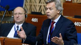 Алексей Пушков на сессии ПАСЕ