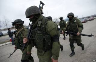"Зеленые человечки" в Крыму