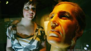 Восковая модель Джона Тертелла на выставке в Лондоне. 2008 год.