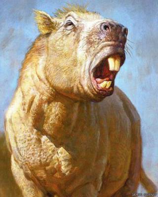 Josephoartigasia monesi (Imagem: James Gurney)