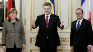 Порошенко, Меркель, Олланд
