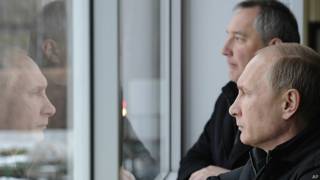 Владимир Путин и Дмитрий Рогозин