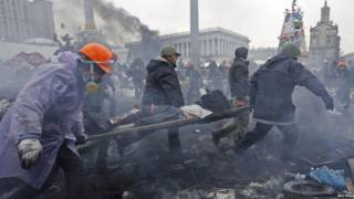 Участники протестов на Майдане