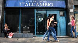 Casa de cambio en Caracas