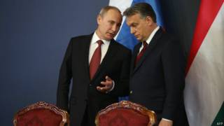 Владимир Путин и Виктор Орбан