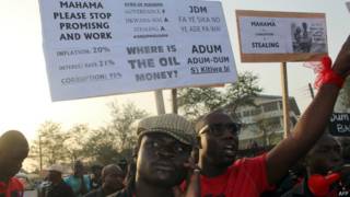 protestas en Ghana por fallas eléctricas