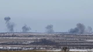 Дебальцево после обстрела