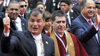 Presidente de Ecuador, Rafael Correa