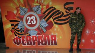 Празднование Дня защитника отечества в Грозном 23 февраля 2013 г.