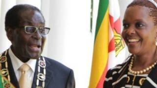 Rais Robert na Grace Mugabe