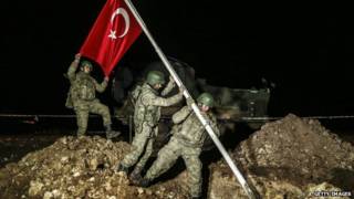 Турецкие войска вошли в Сирию
