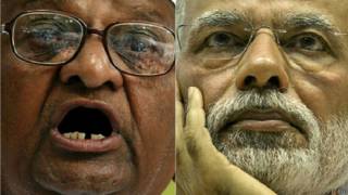 अन्ना हज़ारे और मोदी