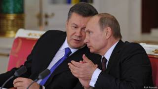 Владимир Путин и Виктор Янукович