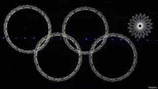 Четыре из пяти олимпийских колец