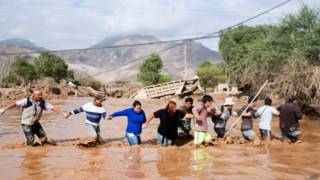 Inundaciones en el norte de Chile