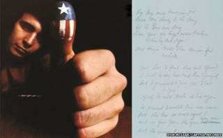 Carátula original de "American Pie" y el manuscrito
