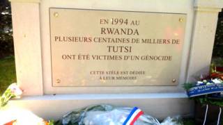 Urwibutso rwa jenoside yo mu Rwanda rwubatswe i Paris mu Bufaransa