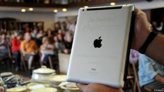 Принадлежавший Франциску iPad