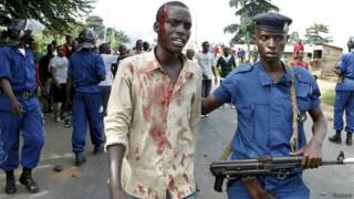Imyiyerekano y'uno munsi yaseye n'iyikaze kurusha ejo kuwa kane, hakaba hakomeretse abantu batandatu