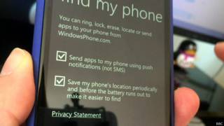 aplicación Find My Phone (encuentra mi teléfono)