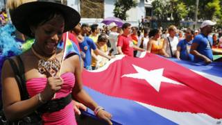 cuba, manifestación, orgullo gay, lgtb