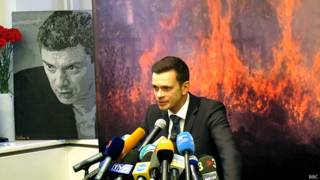 Илья Яшин, портрет Бориса Немцов