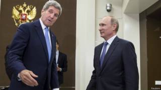 Путин и Керри