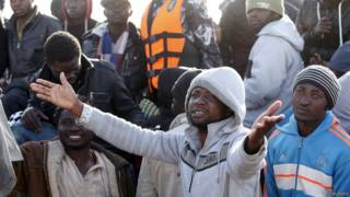 Inmigrantes africanos