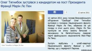 Ле Пен, Тягнибок