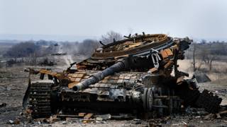 Уничтоженный танк Е-72