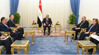 Umukuru w'igihugu wa Misiri, Abdel Fatah al Sisi, niwe yari arongoye inama y'i Sharm el Sheikh
