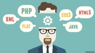 Ilustración de aprendizaje de programación