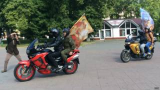 Крестный ход на мотоциклах
